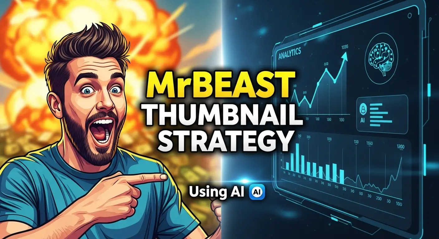 MrBeast thumbnail strategy